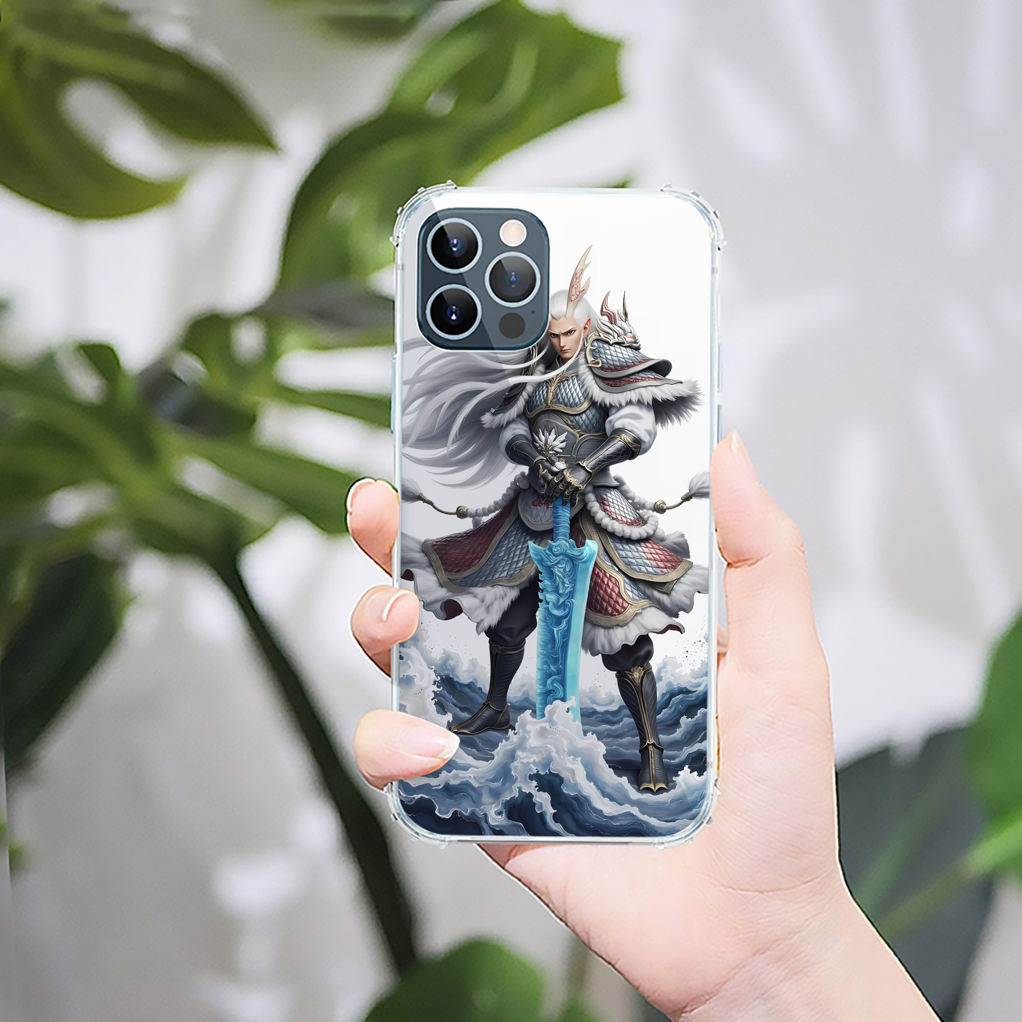 （画像用） Ne Zha 2 ナタ 魔童の大暴れ 【iPhone 12シリーズ対応】透明スマホケース（クリアソフトケース）